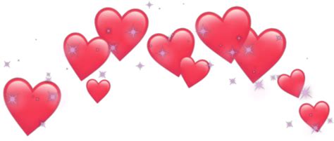 Download Heart Hearts Crown Emoji Emojis Tumblr Png Heart Crown