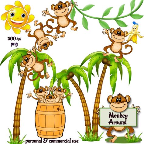 Clip Art Monkey Around Png Files No 118