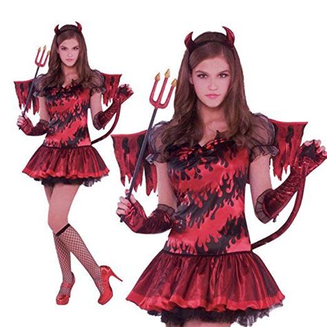 Teufelin Kostüm Gr 162 Teufel Kostüm Kinder Halloween Mädchen Teenie Girls Fancy Dress Fancy