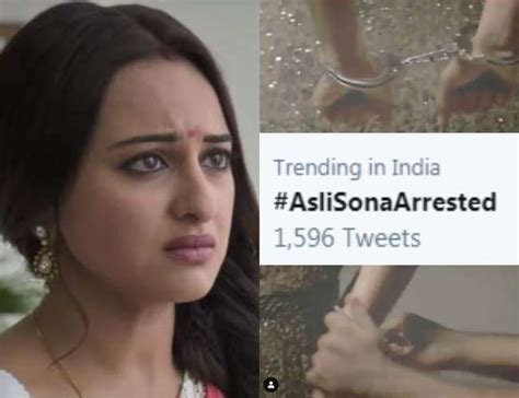 Asli Sona Arrested Trending On Twitter As Sonakshi Sinha Shocking Video Goes Viral On Internet