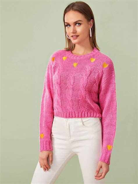 Stacy💋 ️💋bianca Blacy Adlı Kullanıcının Clothing Hot Pink Sweaters Panosundaki Pin Örgü
