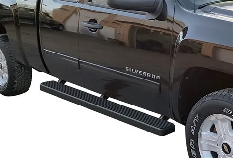 Istep 5 Inch Running Boards 2001 2014 Chevy Silverado 3500 Black