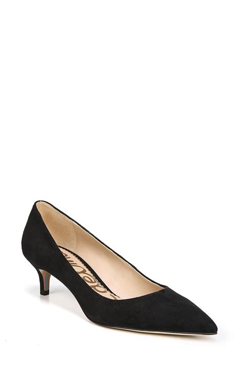 trendy and elegant kitten heel shoes