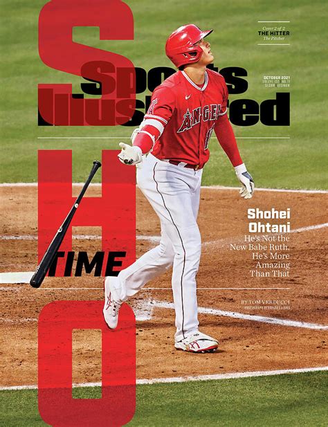 Sho Time Los Angeles Angels Shohei Ohtani Cover By Sports Illustrated