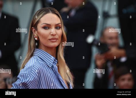 Venice Italy August 292019 Candice Swanepoel Walks The Red Carpet
