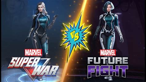 Future Fight Vs Super War All Characters Comparison 2020 Marvel