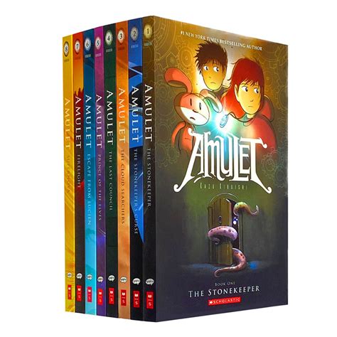 Amulet 8 Books Box Set Collection Pack By Kazu Kibuishi Lowplex