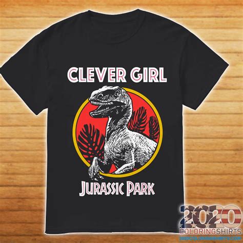 Clever Girl Jurassic Park Retro Sunset Shirt Hoodie Tank Top And Sweater