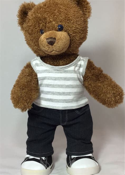 Easy To Make Teddy Bear T Shirt Teddy Bear Clothes Teddy Bear Pattern Build A Bear Clothes