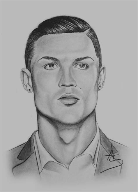 Caricatura Do Cristiano Ronaldo Para Colorir