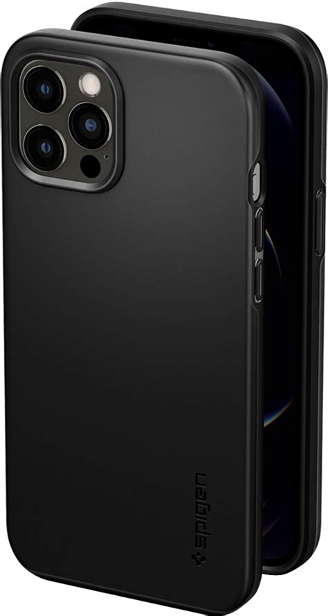 Best Buy Spigen Thin Fit Case For Apple Iphone 12 Pro Max Black 54013bbr