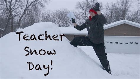 What Teachers Do On Snow Days Youtube