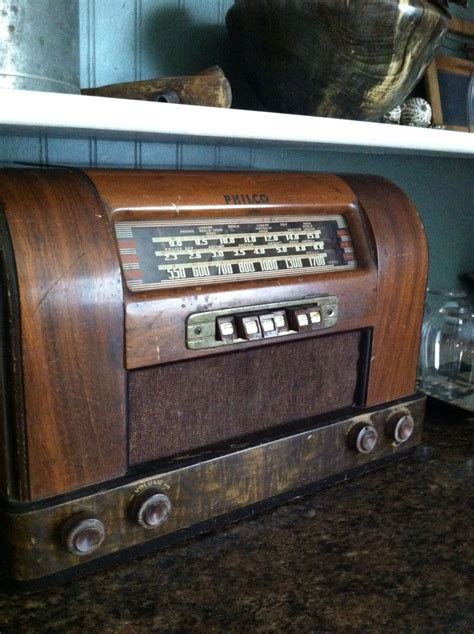 Old Philco Radio I Bought Bill For Fathers Day Its Works Vintage