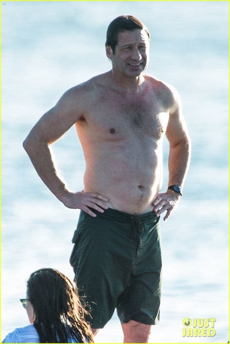 David Duchovny Goes Shirtless At The Beach In Barbados Photo 4202839 David Duchovny