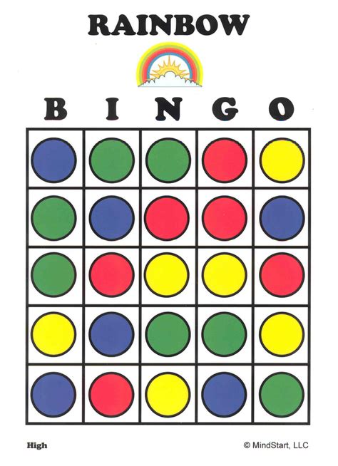 El Bingo De Los Colores