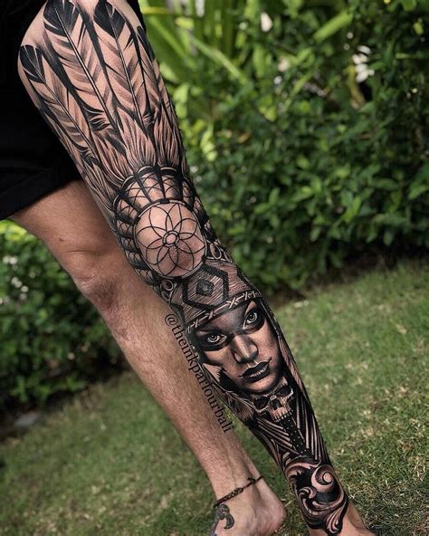 Mens Leg Sleeve Tattoo Designs Best Design Idea