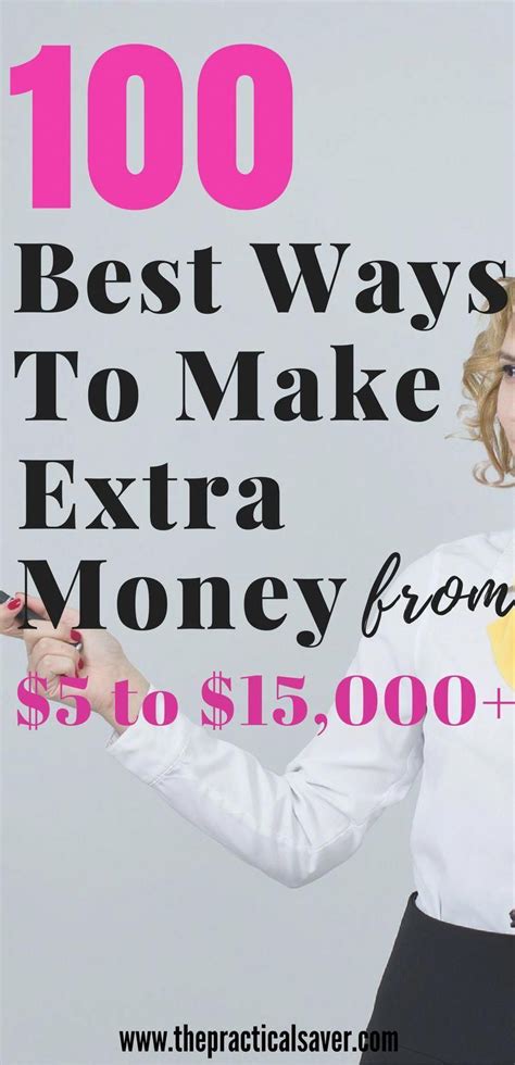 100 Ways To Earn Extra Money Fast Extra Money Earn Extra Money Earn