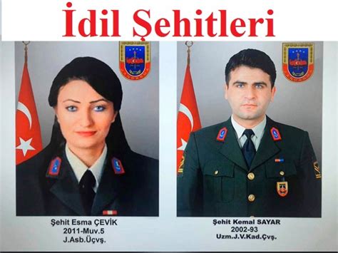İdilde Şehit Düşen Esma Çevik ve Kemal Sayar ın intikamı alındı