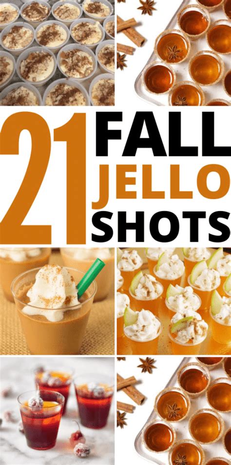 Best Fall Jello Shots Ranging From Halloween Jello Shots Fancy Fun