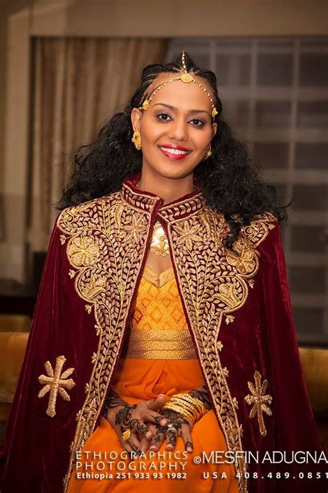 Orange Habesha Kemis Ethiopian Beauty African Beauty Ethiopian Women