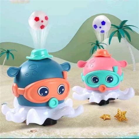 Promo Mainan Edukasi Viral Gurita Bola Terbang Ball Blowing Octopus