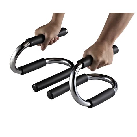 High Quality 3 Grade Height Adjustable Steel Push Up Bar With Foam