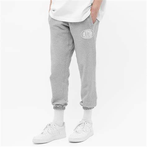 Cole Buxton Athletic Print Gym Sweat Pant Grey Marl End Us
