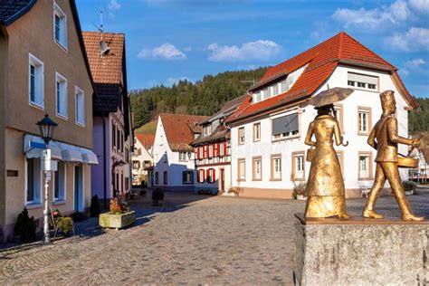 Cityscape Of The Idyllic Village Wolfach Ordenaukreis Black Forest