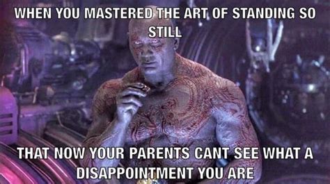 Disappointment Invisible Drax Know Your Meme