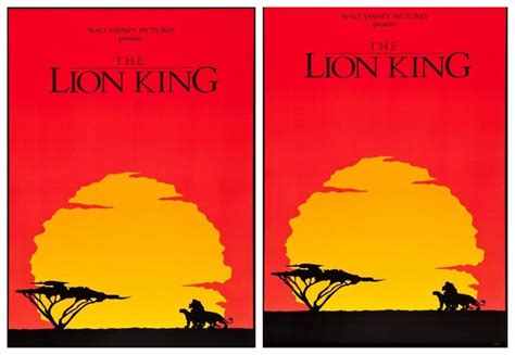 Disney Ranking Every Lion King 1994 Poster