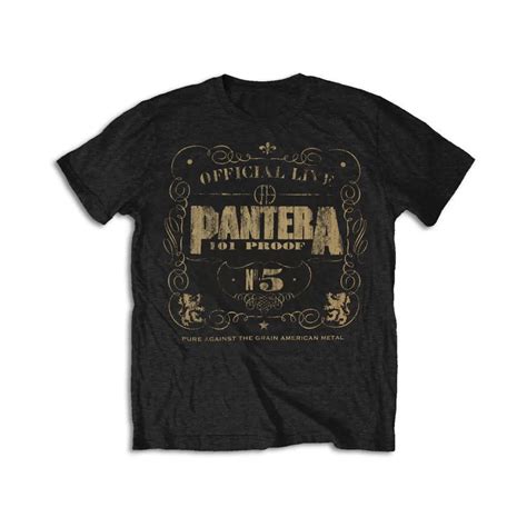 Pantera Unisex T Shirt 101 Proof Tee Shirts Rough Trade