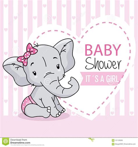 Elefante Bebe Baby Shower Nina Baby Viewer Cute Baby Elephant Baby