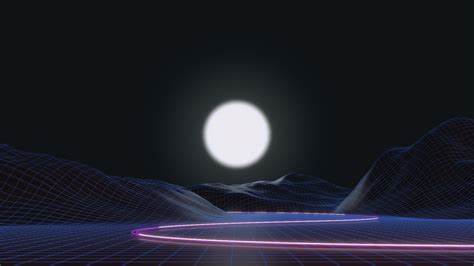 Synthwave Moon 4k Wallpapers Hd Wallpapers Id 28087