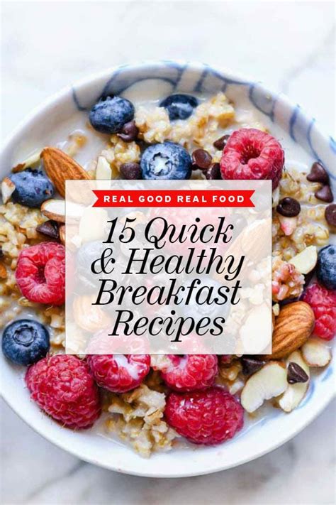 A Weeks Worth Of Healthy Breakfast Ideas Matvuk