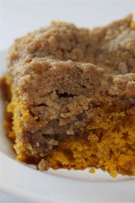 Pumpkin Cinnamon Roll Crumb Cake Recipe Practically Homemade