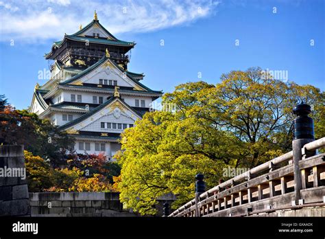Japan Honshu Island Kansai Osaka Osaka Castle Stock Photo Alamy