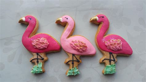 Flamingo Cookies Pink Flamingo Favours Summer Party Favors Etsy Flamingo Cookies Summer