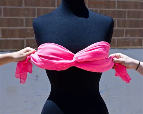 Make A Bandeau From A Scarf Diy Clothes And Shoes Diy Fashion