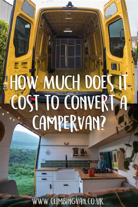 This is how much it cost for us to build our own diy custom campervan conversion. How much does it cost to convert a camper van? | Climbingvan