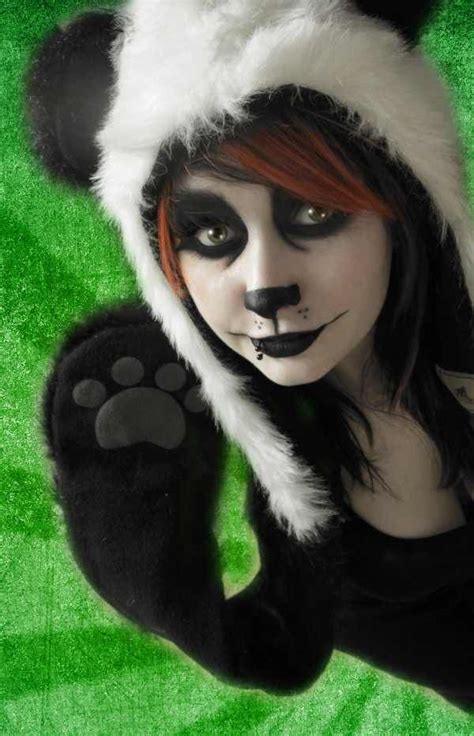 Panda Make Up Rave Idea Eyeshadow Too Much Maquillaje De Panda