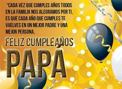 Imágenes De Cumpleaños Para Un Padre Feliz Cumpleaños Papa Frases