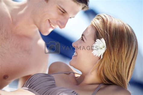 Love Travel And Happy Couple On A Yacht Bonding Smile And Freedom On
