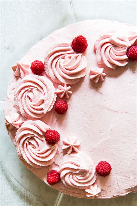 Raspberry Birthday Cake