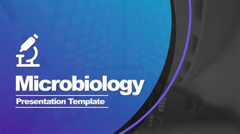 Microbiology Powerpoint Cover Slide Slidemodel