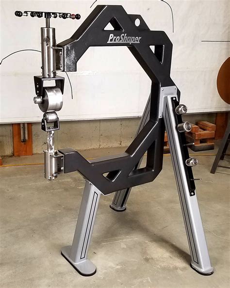 English wheel adjuster prototype metal fabrication. Tool Designs - ProShaper English Wheel Frame Plans