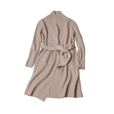 100 Cashmere Thick Knit Cardigan Sweater Coat In 2020