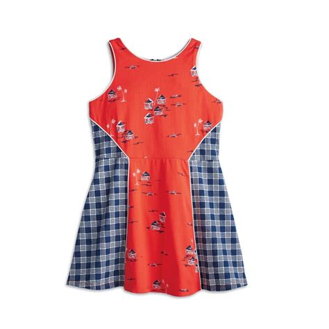 American Girl Size Kids 12 Hawaiian Print Dress For Girls Size 12