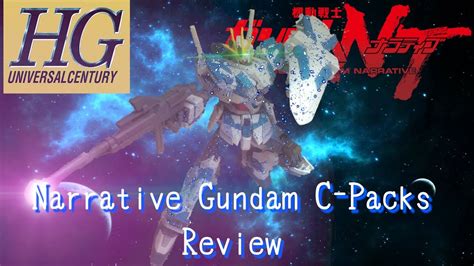 Hg Narrative Gundam C Packs Review Mobile Suit Gundam Narrative Youtube