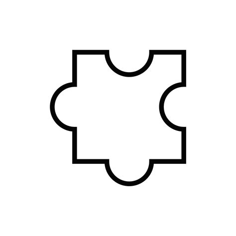 Jigsaw Puzzle Icon Jigsaw Puzzle Piece Vector Or Clipart 4721381