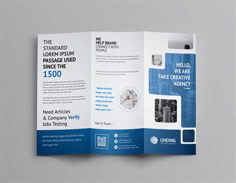 Stunning Corporate Tri Fold Brochure Template Graphic Prime Graphic